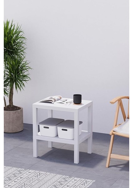 Life 2 Katlı Plastik Beyaz Banyo Mutfak Rafı MIT1054 fiyatları