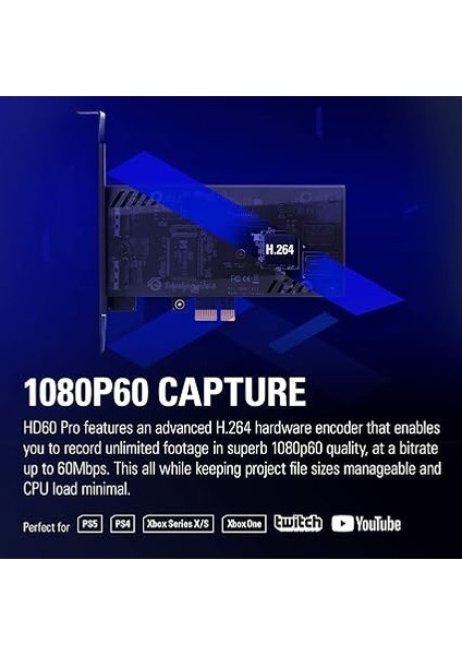 Game Capture HD60 Pro Görüntü ve Video Yakalama Kartı, Full Hd 1080P60 (1GC109901002) modelleri
