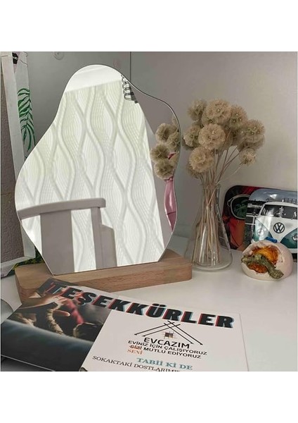 Düzensiz Estetik Makyaj Aynası Çerçevesiz fırsatları