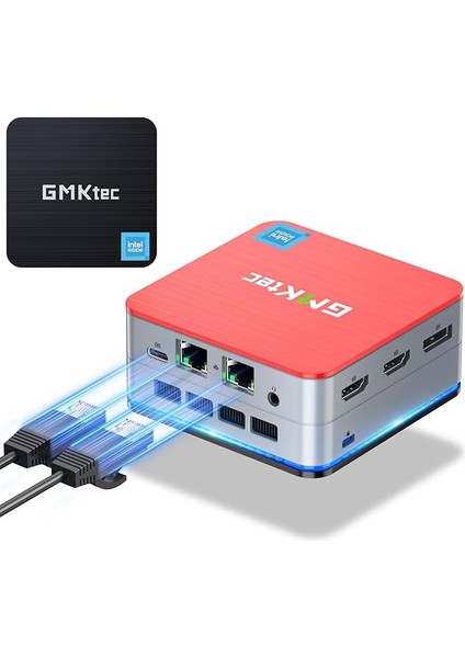 G2 Plus Intel N150, 12GB Lpddr5, 512GB M.2 Ssd, Wi-Fi6, Bt 5.2, WIN11 Pro Mini Pc