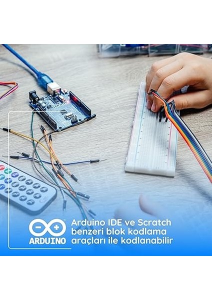 Robotik Kodlama Seti Eko Başlangıç (Arduino Temelli - Kutulu ve E-Kitaplı) modelleri