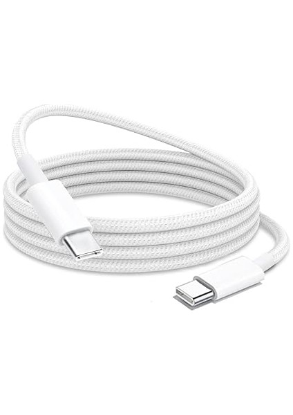 To Usb-C 60W Hızlı Şarj Kablosu, Beyaz 2 Metre Hasır Kablo