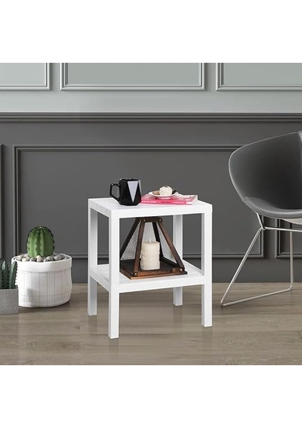 Life 2 Katlı Plastik Beyaz Banyo Mutfak Rafı MIT1054 fırsatları