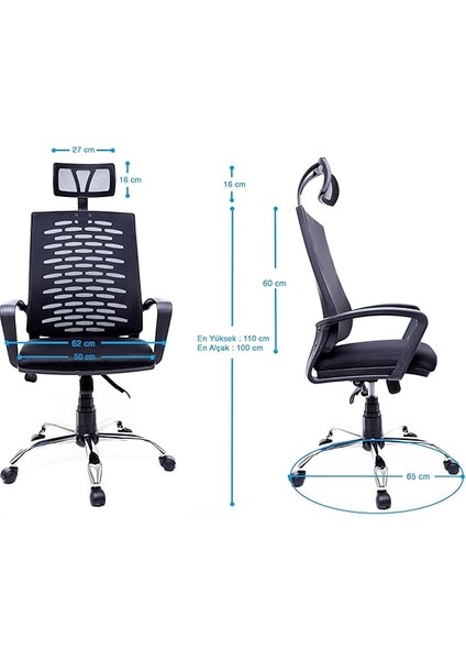 Evo Ev ve Ofis Çalışma Sandalyesi Çalışma Koltuğu, Çift Kol Mekanizmalı Bilgisayar Sandalyesi fiyatları