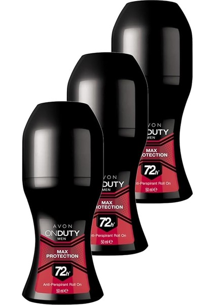 Onduty Max Protection Erkek Rollon 50 Ml. Üçlü Set