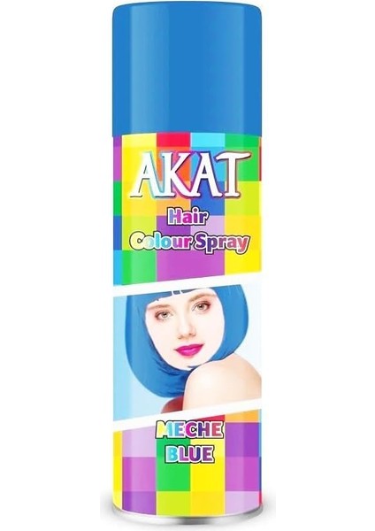 Gardi Renkli Saç Spreyi Geçici Boya 150 ml Mavi