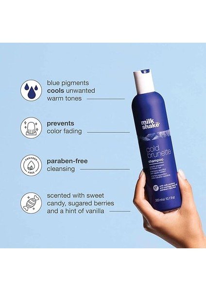 Shake Milk_shake Cold Brunette Kahverengi Saçlar Için Şampuan 300 ml fiyatları