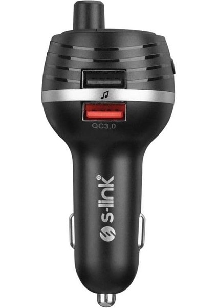 SL-BT403 Rainbow Bluetooth V5.0 LED Ekran Tf Kart 64G(MAX) Çift USB QC3.0+5V/2.4A Hızlı Şarjlı Fm Transmitter modelleri