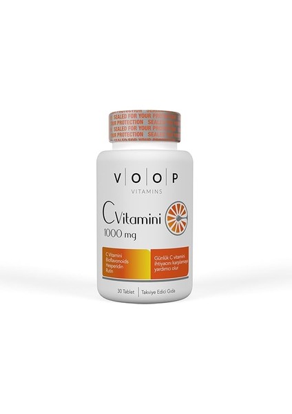 C Vitamini 1000 Miligram 30 Tablet