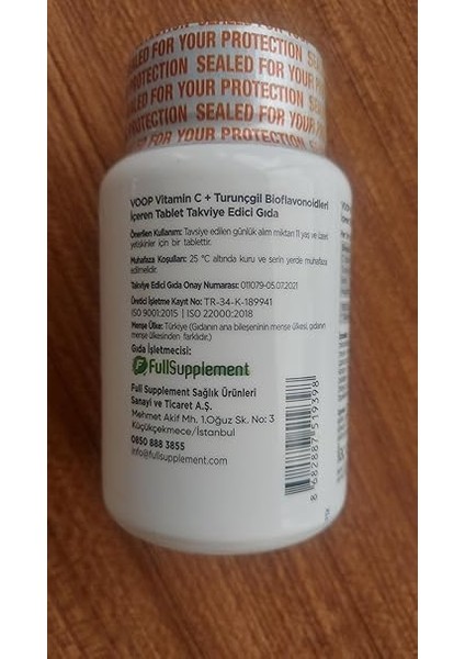 C Vitamini 1000 Miligram 30 Tablet modelleri