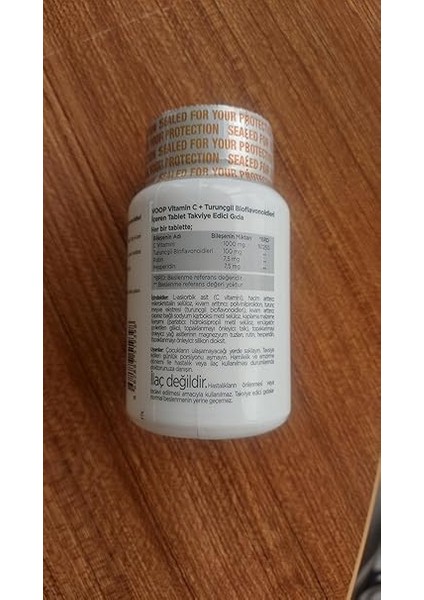 C Vitamini 1000 Miligram 30 Tablet fırsatları