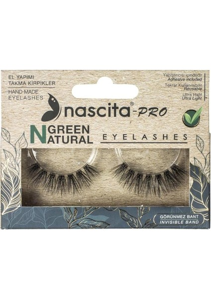 Green Natural Takma Kirpik - 113