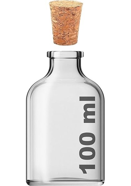 ml Düğün, Kına, Nişan, Kolonya, Koku, Hediyelik Şişesi Şeffaf Mantar Tıpalı 100 cc Cam Şişe (Şeffaf 6 Adet) fırsatları