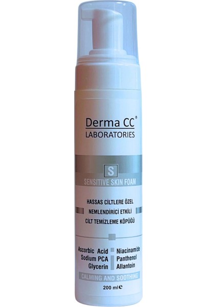 cc Laboratorıes Hassas Ciltlere Özel Yüz Temizleme Köpüğü, 200 Mililitre