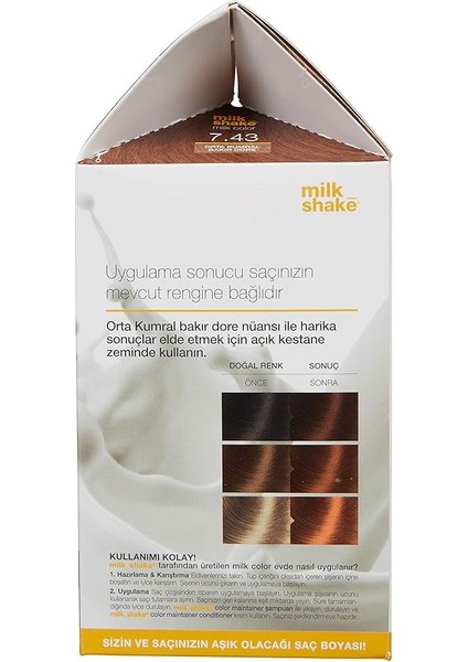 Shake Milk Color Eko Kit 7.43 1 Paket(1 x 0.5 G) modelleri