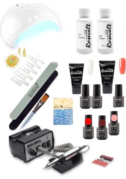 Poly Gel Seti Yüksek Kalite Tam Set PRA-1105794-1350