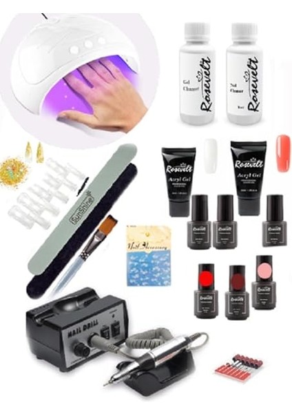 Poly Gel Seti Yüksek Kalite Tam Set PRA-1105794-1350 fiyatları