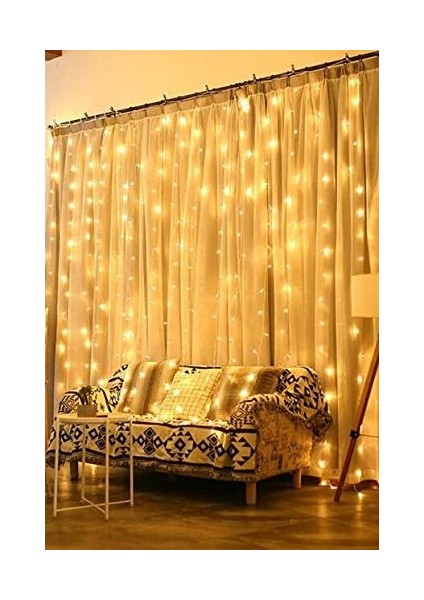 LED 3MX3M Günışığı 300 Adet LED 8 Fonksiyonlu USB 10 Sarkıt fırsatları