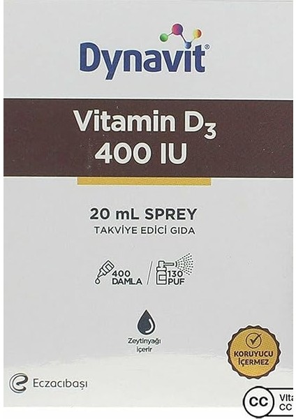 Vitamin D3 400 Iu fiyatları