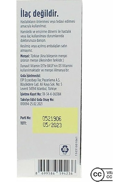 Vitamin D3 400 Iu fırsatları