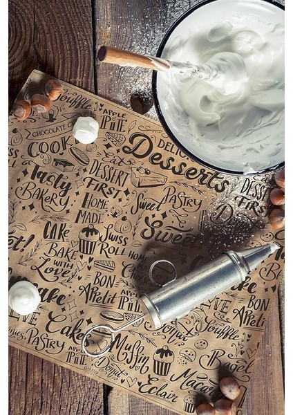 Ab No2 36'lı Gıda Servis ve Sunum Kağıdı Kraft