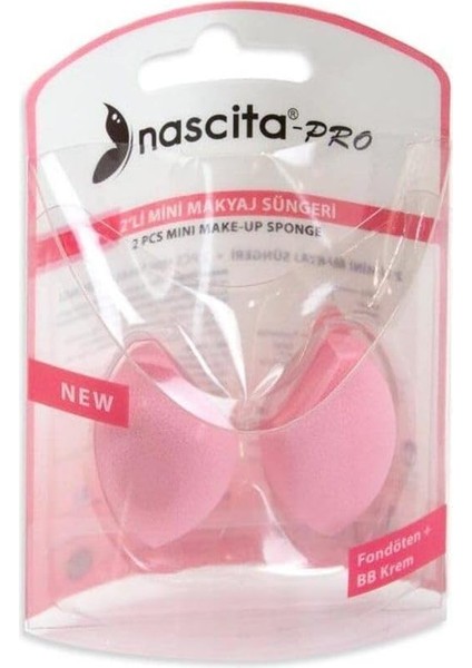 2'li Mini Makyaj Süngeri Fondöten + Bb Krem