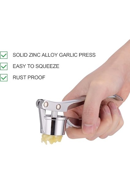 Profesyonel Mutfak Sarımsak Presi/kıyma/kırıcı Ingiltere, Soyucu Sıkacağı Ağır Hizmet Sarımsak Presseri, Kullanıcı Dostu Doğrayıcı, Temizlemesi Kolay ve Dayanıklı modelleri