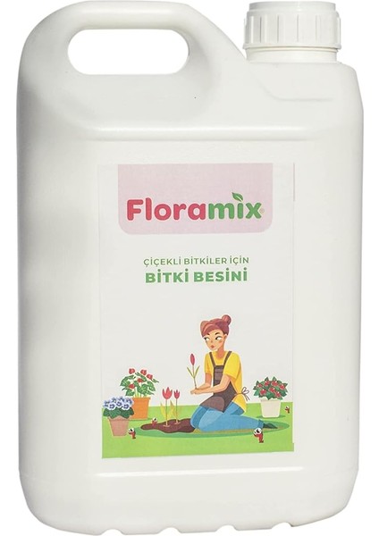 Çiçekli Bitkiler Için Özel Organik Bitki Besini 5 Litre