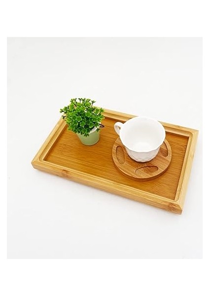 Bambu Dikdörgen Servis Tepsisi Küçük Boy Tepsi 25CM*15CM*2.6CM fiyatları