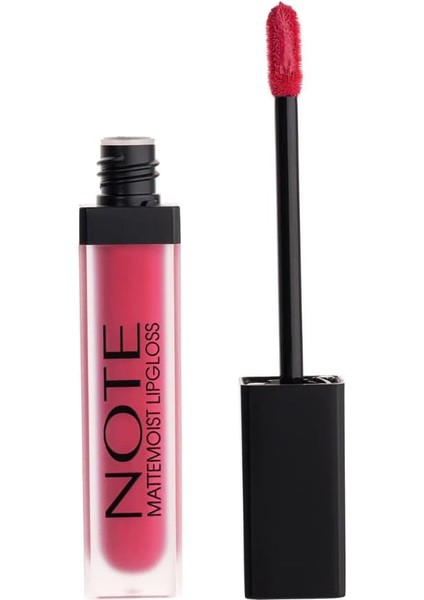 Mattemoist Lipgloss 406 Sweet Heart Yarı Mat Saten Bitişli Likit Ruj, Pembe