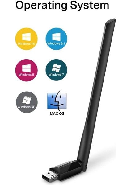 Archer T2U Plus, Ac 600 Mbps Antenli Wireless USB Adaptör fırsatları