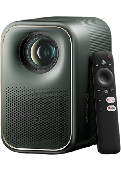 Xming Page One Projeksiyon Cihazı, Google Tv, 500 Cvıa Lümen, Dolby Vision & Audio, HDMI 2.1, USB 3.0, Boston Acoustics Hoparlör, Oto-Odaklama, Oto-Keystone