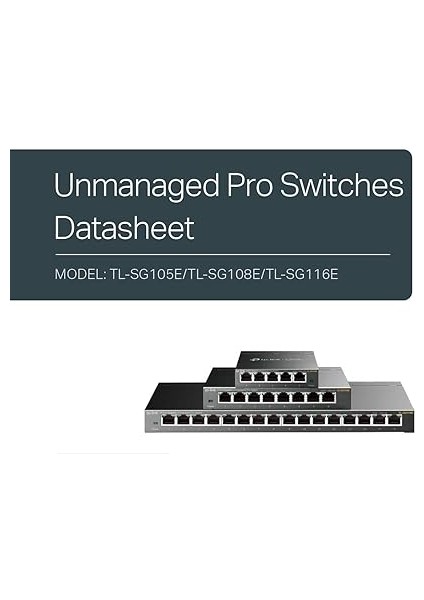 TL-SG116E, 16-Port Gigabit Unmanaged Pro Switch indirimleri