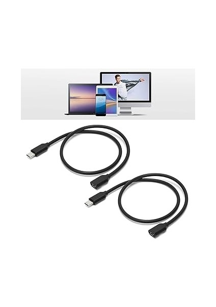 Type-C Uzatma Kablo 1metre Type-C Erkek - Dişi Uzatma Kablosu Pd Güç Konektörü Uzatma Kablosu Tip C Uzatma Kablo ZR73 (Type-C, Adet, 1) fiyatları