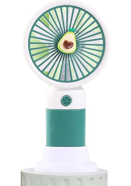 Mini USB Fan, Taşınabilir, Farklı Renk Seçeneği (Yeşil)