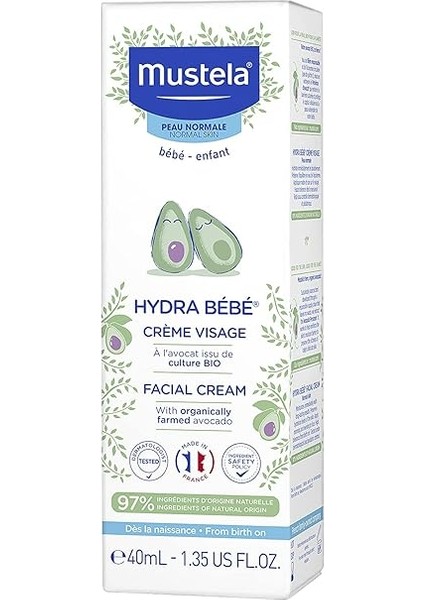 Mustela Hydra Bebe Yüz Kremi 40ML 1 Paket (1 x 1 Adet) modelleri