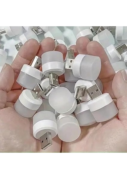 USB LED Küçük Beyaz Işık, USB Mini LED Lamba, Koridor, Tuvalet, Oturma Odası, Çocuk Odası Için Rehber Gece Aydınlatma Işığı (6 Adet) fiyatları