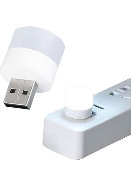 USB LED Küçük Beyaz Işık, USB Mini LED Lamba, Koridor, Tuvalet, Oturma Odası, Çocuk Odası Için Rehber Gece Aydınlatma Işığı (6 Adet) indirimleri