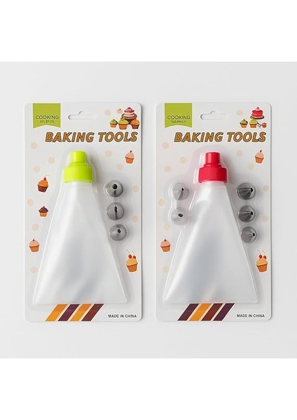 Store Krema Sıkma Torbası Seti (9 Çelik Uç + 100'LÜ Renkli Muffin Kağıdı) – Pasta Süsleme ve Cupcake Yapımı Için Pratik Set fırsatları