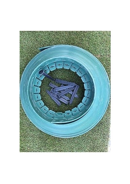 Çim Ayırıcı 2 M Yeşil Çim Sınırlayıcı Taş Toprak Ayıracı Çim Taş Toprak Bariyeri modelleri