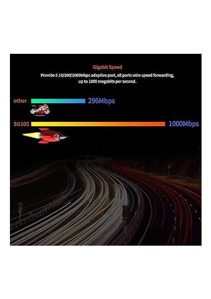 5port 10/100/1000 Gigabit Switch indirimleri