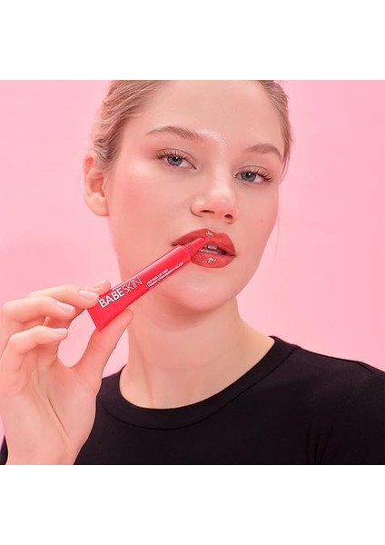 Dudak Bakım Parlatıcı Lip Balm 10 ml | Strawberry Tint | Besleyici, Nemlendirici | Peptit,shea,cupuaçu modelleri