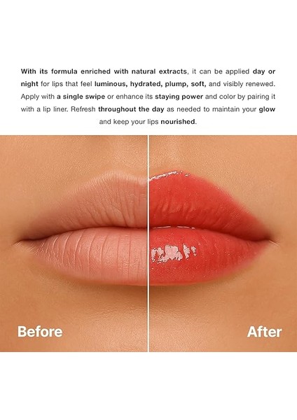 Dudak Bakım Parlatıcı Lip Balm 10 ml | Strawberry Tint | Besleyici, Nemlendirici | Peptit,shea,cupuaçu indirimleri