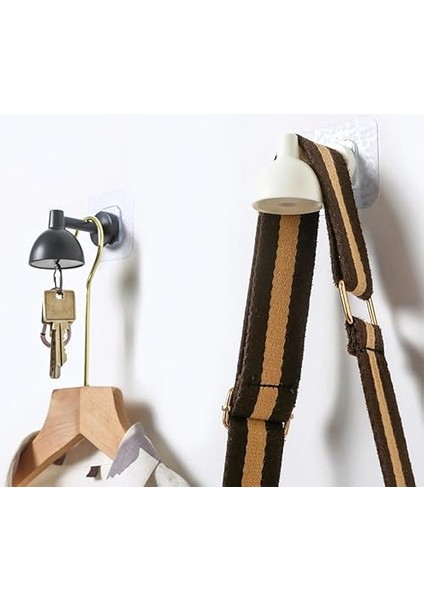 Lamba Şeklinde Askı, Mıknatıslı Anahtarlık Askısı, Yapışkanlı Çok Amaçlı Askı, Şık ve Fonksiyonel Tasarım, Duvara Monte, Anahtar ve Aksesuar Düzenleyici, Kolay Montaj fiyatları