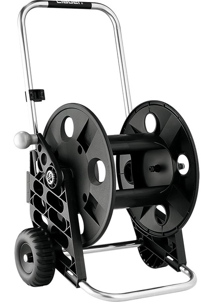 8862 Genıus 60 Hortum Arabası 65 Mt, Alüminyum Yapı Siyah