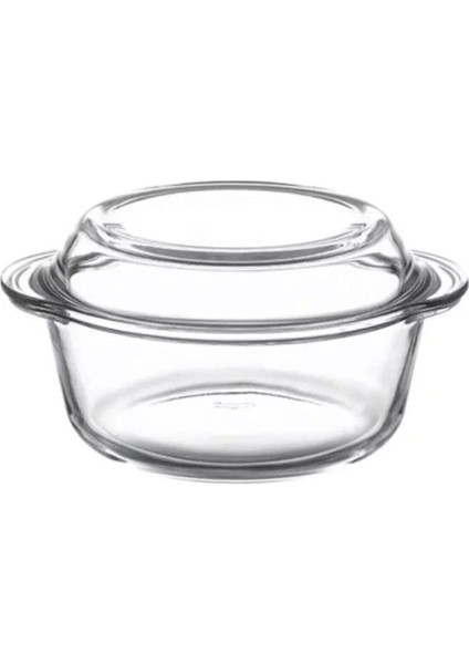 59023 Borcam Yuvarlak Kapaklı Tencere 1450 cc