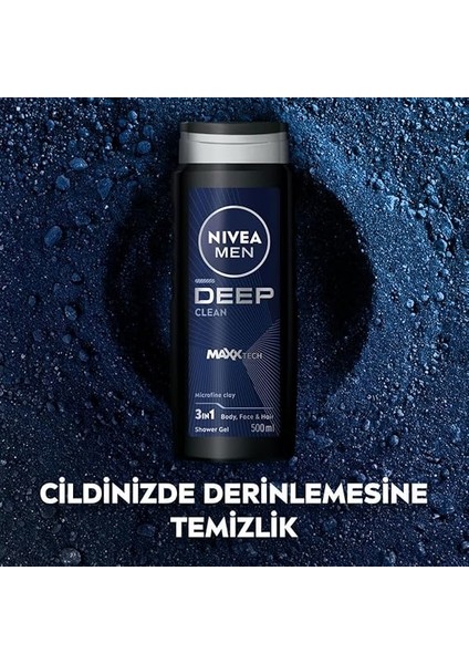Men Deep Dimension Duş Jeli, Vücut,yüz ve Saç Şampuanı 2X500ML modelleri