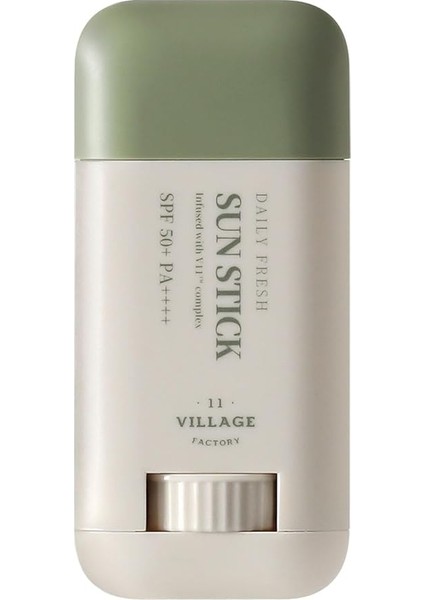 Village 11 Factory - Daily Fresh Sun Stick 50+ Pa++++ Vegan Stick Güneş Koruyucu