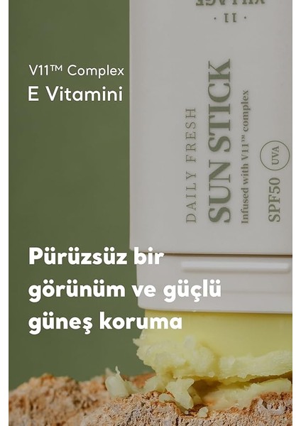 Village 11 Factory - Daily Fresh Sun Stick 50+ Pa++++ Vegan Stick Güneş Koruyucu modelleri