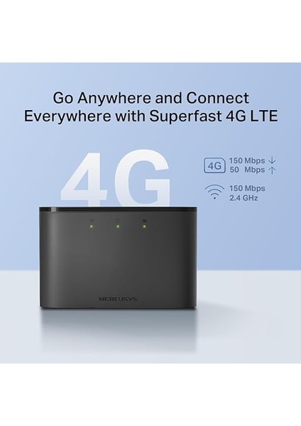 MT110, 4g Taşınabilir Mobil Modem, 150MBPS Ye Kadar Internet Hızı, 10 Cihaza Kadar Bağlantı, 2200 Mah Batarya, Kurulum Gerektirmez, Mobil Uygulama Desteği fırsatları